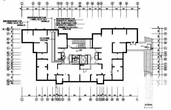 上32层住宅楼电气CAD施工图纸（一类高层住宅建筑） - 3