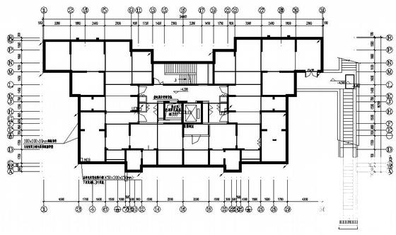 上32层住宅楼电气CAD施工图纸（一类高层住宅建筑） - 4