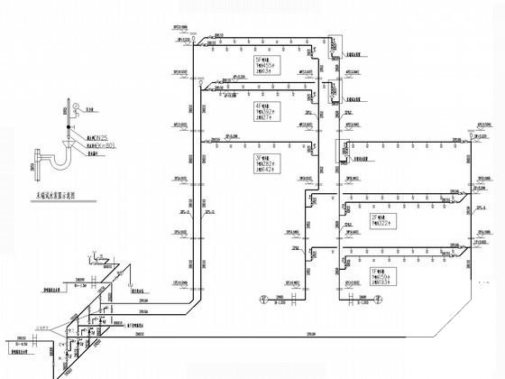 5层研发中心给排水CAD施工图纸(室内消火栓) - 3