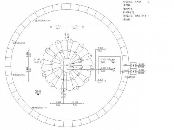 售楼部景观水电设计给排水CAD施工图纸 - 1