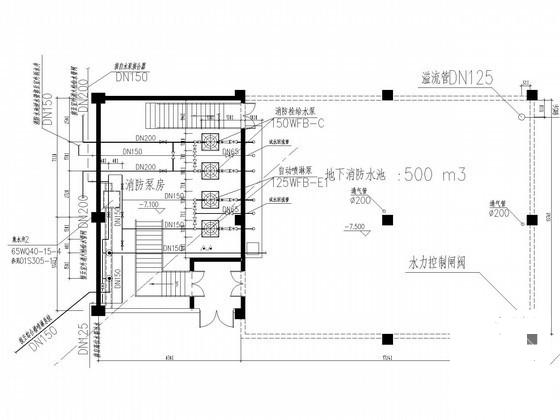 4层艺术中心建筑给排水CAD施工图纸 - 3