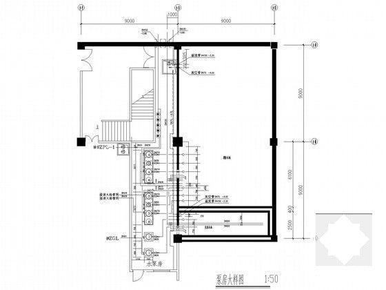 8层商业广场建筑给排水CAD施工图纸 - 4