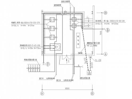 2层仓库建筑给排水CAD施工图纸 - 2