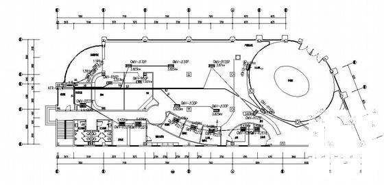 两层售楼处电气CAD施工图纸（三级负荷）(防雷接地系统) - 1