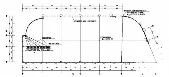 两层售楼处电气CAD施工图纸（三级负荷）(防雷接地系统) - 2