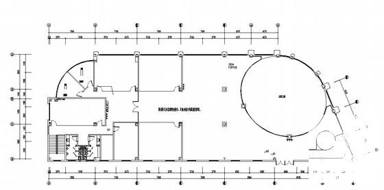 两层售楼处电气CAD施工图纸（三级负荷）(防雷接地系统) - 4