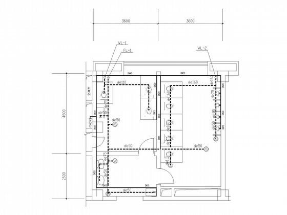 9层综合楼建筑给排水CAD施工图纸 - 3