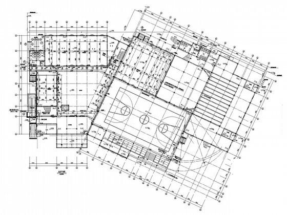 3层文化中心楼建筑给排水CAD施工图纸(自动喷水系统) - 1