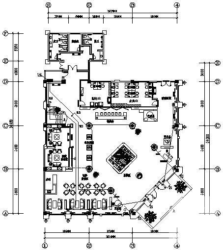 2层大型楼盘售楼中心电气施工设计CAD图纸 - 2