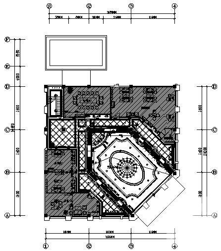 2层大型楼盘售楼中心电气施工设计CAD图纸 - 3