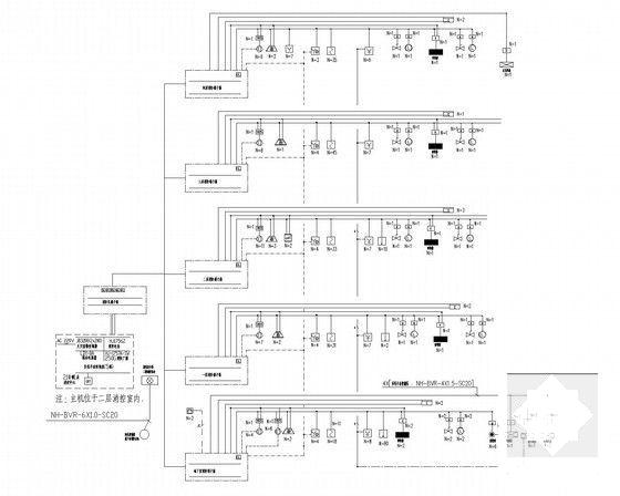 4层办公楼电气CAD施工图纸 - 4