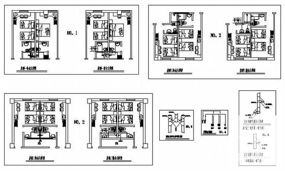 5层如家酒店给排水设计CAD施工图纸（市政供水） - 3
