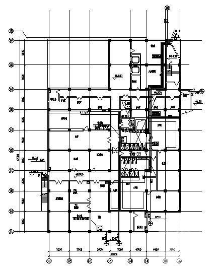 4层度假村酒店给排水设计CAD施工图纸（市政供水）(自动喷水灭火系统) - 2