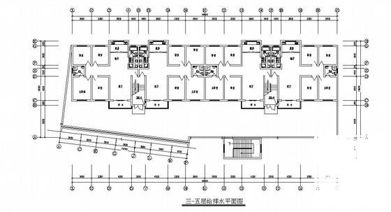 综合楼给排水设计CAD施工图纸 - 2