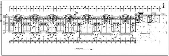 6层教师公寓给排水设计CAD施工图纸 - 1