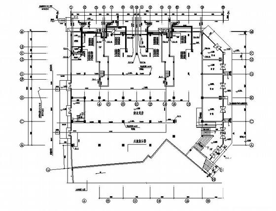 6层商住楼给排水设计CAD施工图纸（市政供水）(饮用水卫生标准) - 1