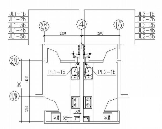 6层商住楼给排水设计CAD施工图纸（市政供水）(饮用水卫生标准) - 3