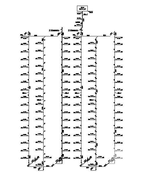 33层商住楼给排水设计CAD施工图纸(自动喷水灭火系统) - 2