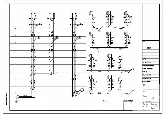 丰城11层综合办公楼给排水CAD施工图纸（二类高层） - 1