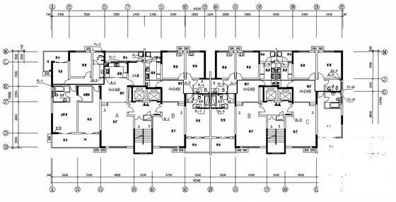 18层住宅楼给排水设计CAD施工图纸 - 1