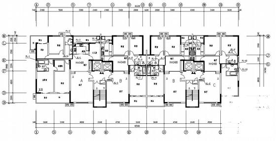 18层住宅楼给排水设计CAD施工图纸 - 1