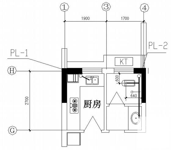 18层住宅楼给排水设计CAD施工图纸 - 3
