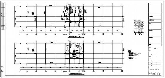3层框架结构冷库结构设计CAD施工图纸 - 4