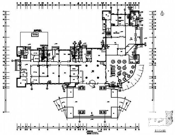 18层酒店外商接待中心给排水CAD施工图纸(自动喷水灭火系统) - 1