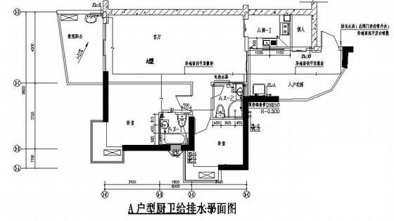 南方32层住宅楼给排水CAD施工图纸 - 3