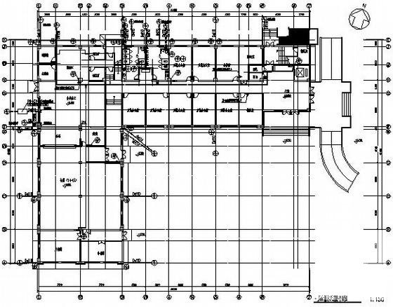 5层污水处理厂综合楼给排水CAD施工图纸 - 1