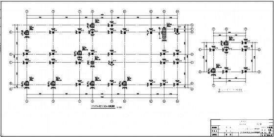 6层框架结构桩基础办公楼结构设计CAD施工图纸 - 2