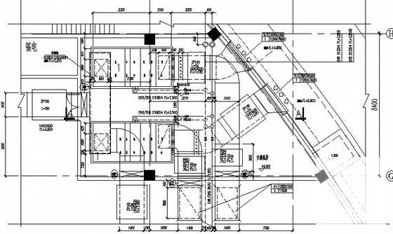 一万平商业街空调通风设计CAD施工图纸(地下1层，)(消防机械排烟系统) - 3
