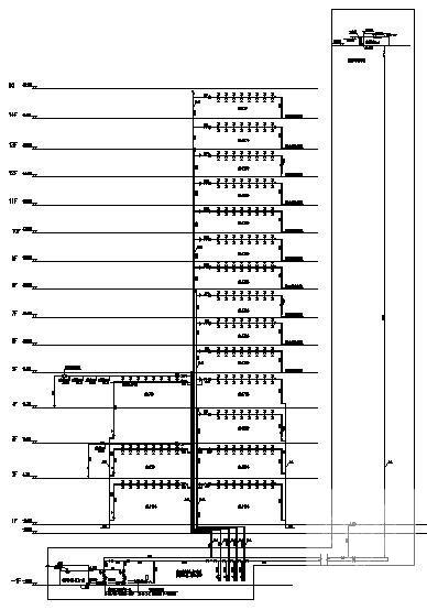 14层酒店给排水消防CAD施工图纸 - 4