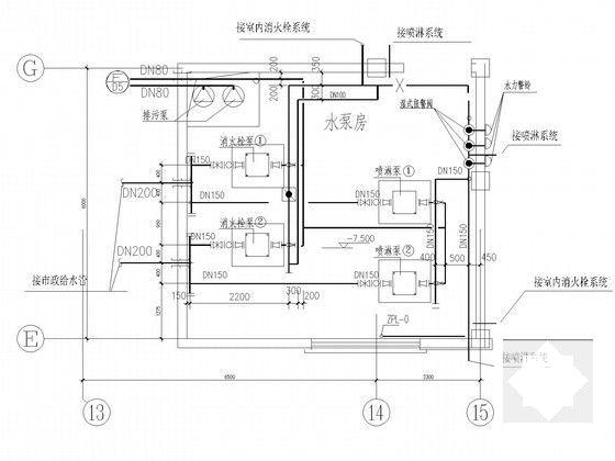 3层商业广场建筑给排水CAD施工图纸 - 4