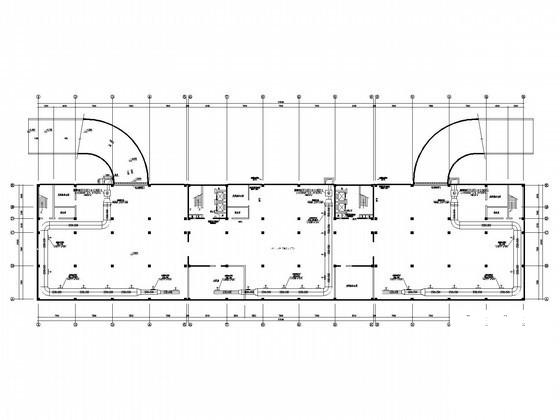 9层行政中心水暖电CAD施工图纸（地下1层）(集中空调系统) - 2