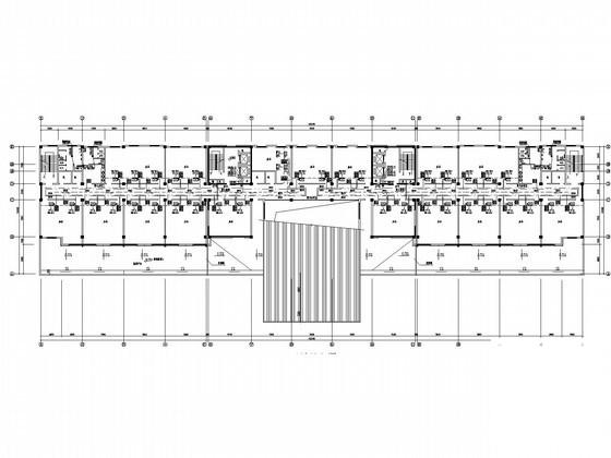 9层行政中心水暖电CAD施工图纸（地下1层）(集中空调系统) - 3