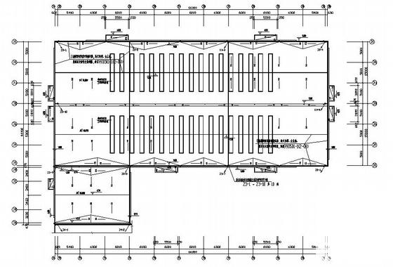 单层厂房电气CAD施工图纸（三级负荷）(防雷接地系统等) - 2