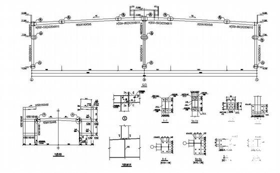 跨度15m单层门式刚架厂房结构设计方案CAD图纸 - 3