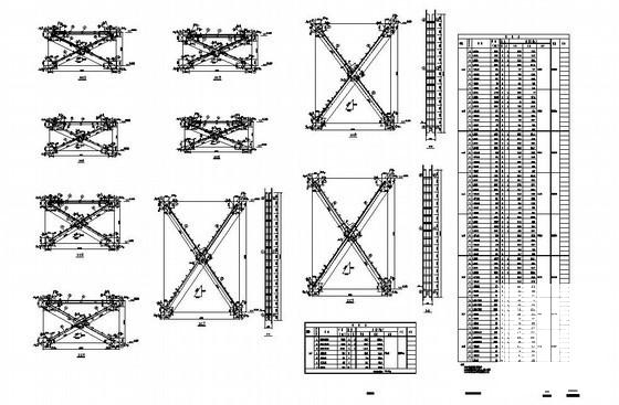 跨度24米单层排架厂房结构设计CAD图纸（7度抗震）(平面布置图) - 3