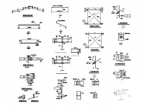 跨度24米单层门式刚架厂房结构设计方案CAD图纸 - 4