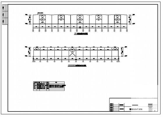 跨度21米单层门式刚架工业厂房结构竣工图纸(平面布置图) - 4