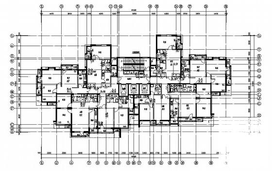 32层住宅楼给排水CAD施工图纸 - 1