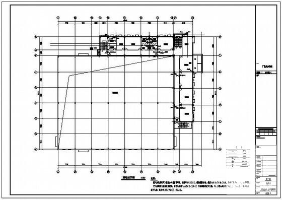 厂区办公楼给排水及消防泵站CAD图纸 - 1