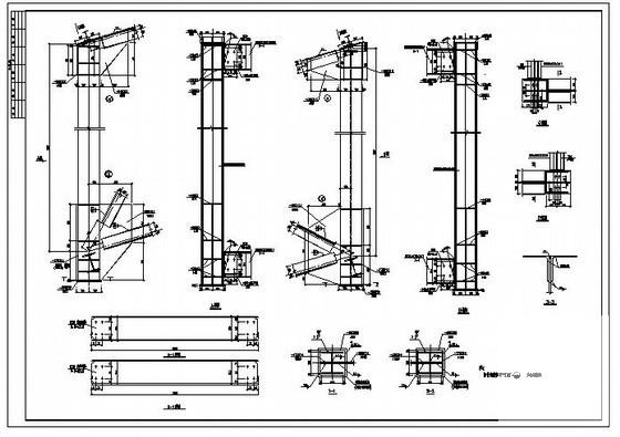 主厂房至1号转载站暗道及栈桥结构设计图纸（独立基础） - 4