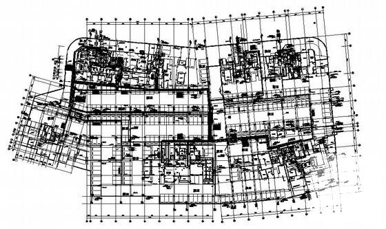 27层住宅楼小区给排水CAD施工图纸(自动喷淋系统图) - 2