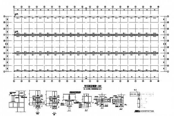跨度17米单层门式刚架厂房结构设计图纸（51mx133m） - 3