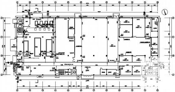 3层工业园电子厂房给排水CAD施工图纸(自动喷水灭火系统) - 2