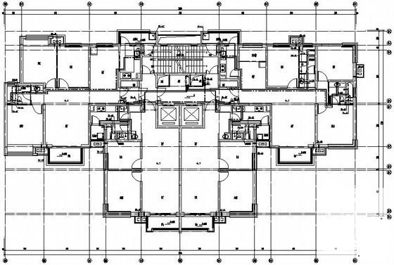 33层商住楼给排水消防CAD施工图纸 - 2