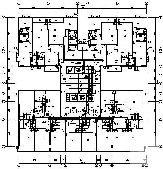 22层大型复杂综合楼给排水消防CAD施工图纸 - 2