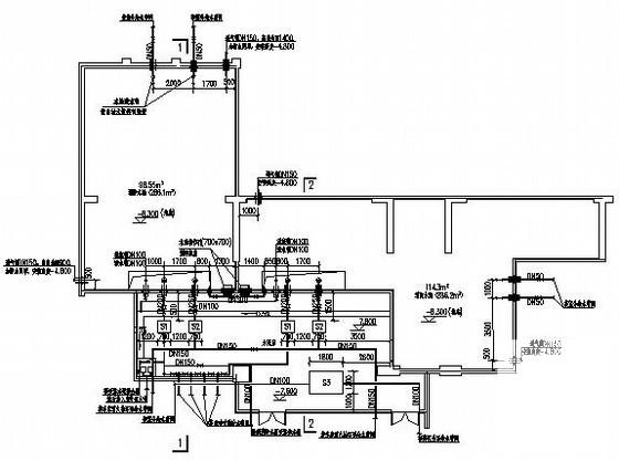 22层大型复杂综合楼给排水消防CAD施工图纸 - 3